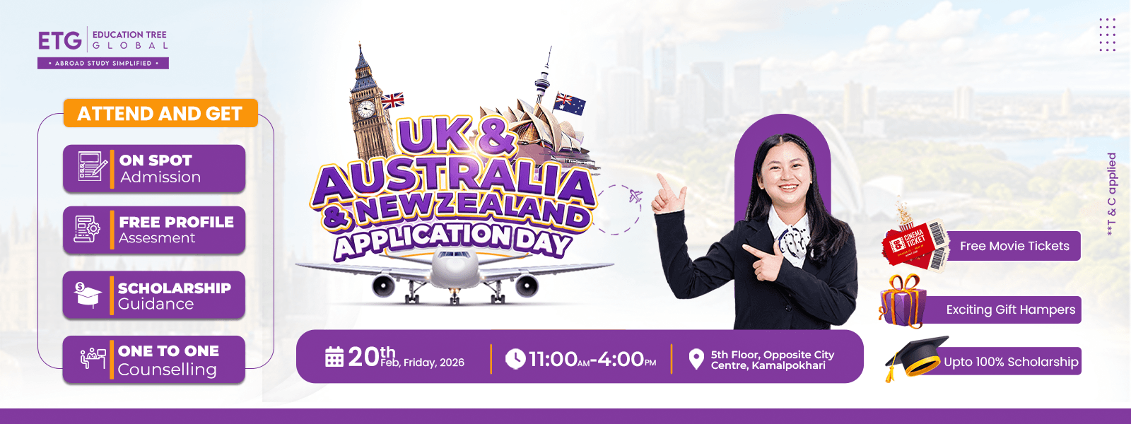 UK, Australia & New Zealand Application Day