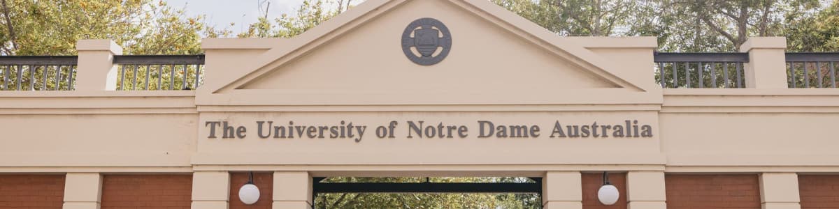 University of Notre Dame Australia cover